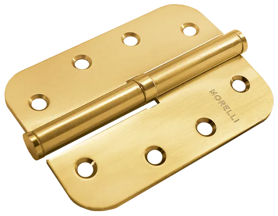 Петля карточная разъемная MSND-C 100X70X2.5 SG L с подшипником стальная левая, врезная, цвет матовое золото фото купить Астрахань