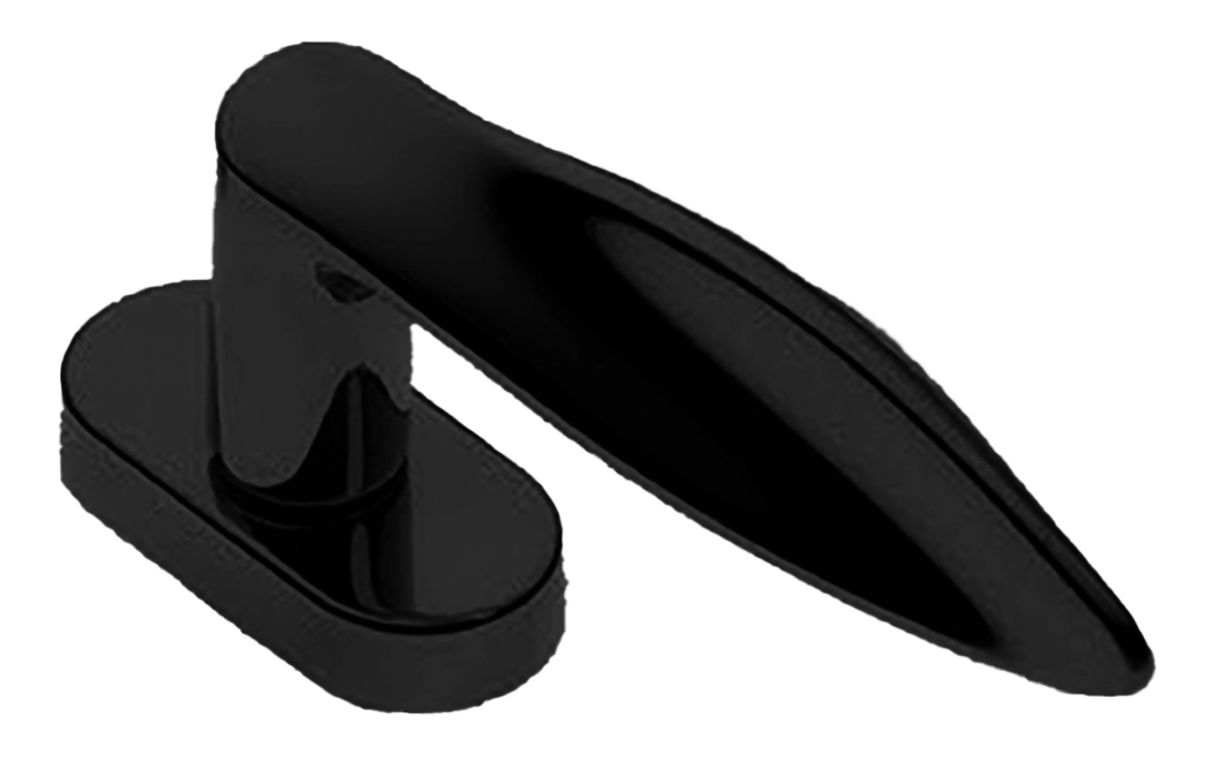 Ручка оконная DALI W1 NERO, цвет - черный фото 1 Ручка оконная DALI W1 NERO, цвет - черный фото купить Астрахань