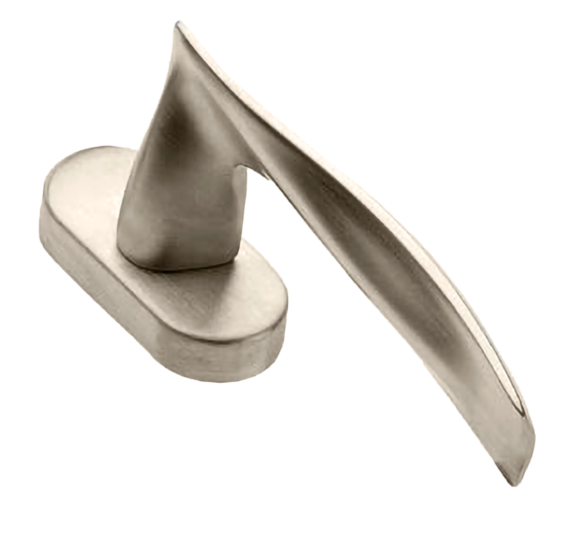 Ручка оконная WAVE W1 NIS, цвет - матовый никель фото 1 Ручка оконная WAVE W1 NIS, цвет - матовый никель фото купить Астрахань