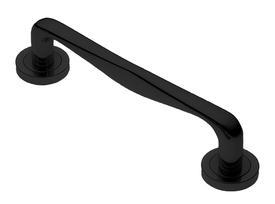 Ручка-скоба PETRA PH NERO, цвет - черный фото 1 Ручка-скоба PETRA PH NERO, цвет - черный фото купить Астрахань