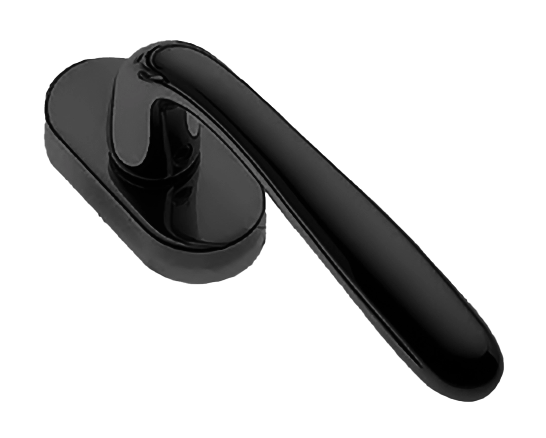 Ручка оконная RUBINO W1 NERO, цвет - черный фото 1 Ручка оконная RUBINO W1 NERO, цвет - черный фото купить Астрахань