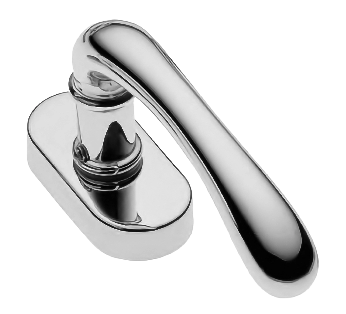 Ручка оконная RING W1 CRO, цвет - хром фото 1 Ручка оконная RING W1 CRO, цвет - хром фото купить Астрахань