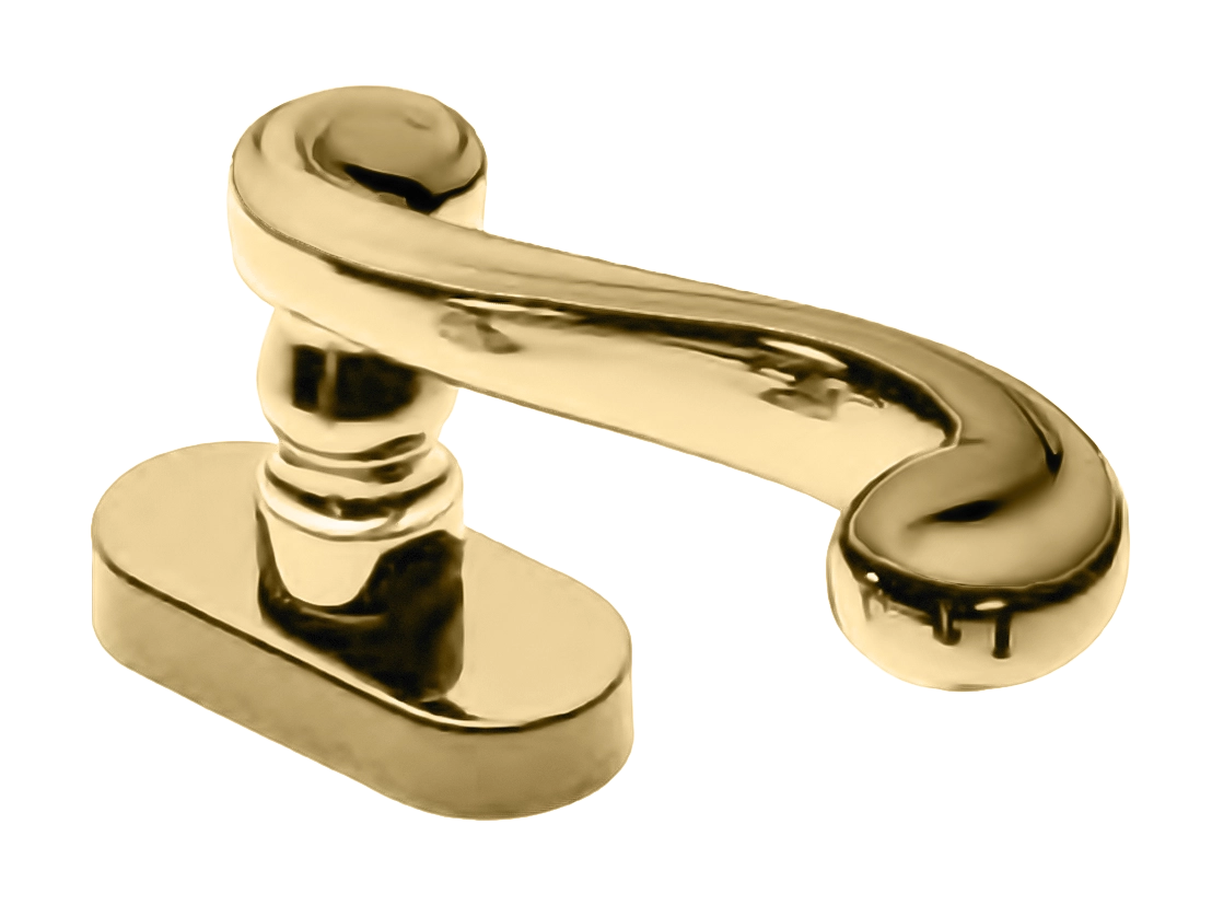 Ручка оконная PLAZA W1 OTL, цвет - золото фото 1 Ручка оконная PLAZA W1 OTL, цвет - золото фото купить Астрахань