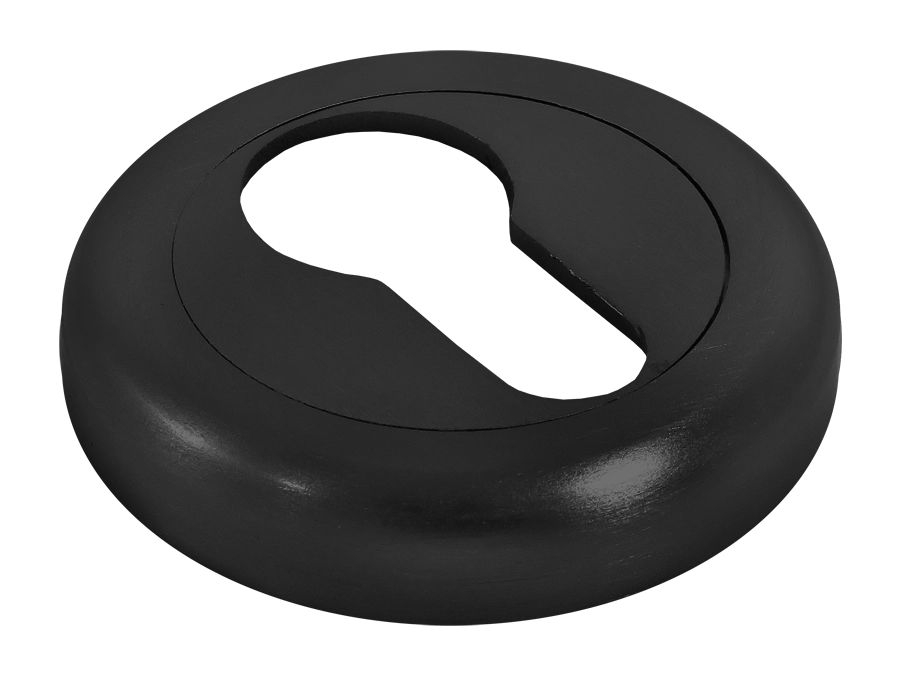 Накладка на ключевой цилиндр LUX-KH-R4 NERO на круглой розетке, цвет - черный фото 2 Накладка на ключевой цилиндр LUX-KH-R4 NERO на круглой розетке, цвет - черный фото купить в Астрахани