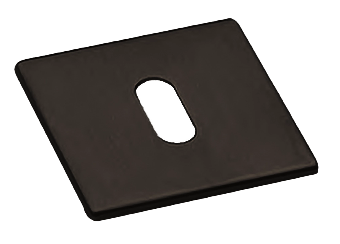 Накладка на ключевой цилиндр LUX-FK-S5 ANT на квадратной розетке под ключ буратино, цвет - антрацит фото купить Астрахань