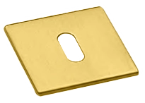 Накладка на ключевой цилиндр LUX-FK-S1 OSA на квадратной розетке под ключ буратино, цвет - матовое золото фото 1 Накладка на ключевой цилиндр LUX-FK-S1 OSA на квадратной розетке под ключ буратино, цвет - матовое золото фото купить Астрахань