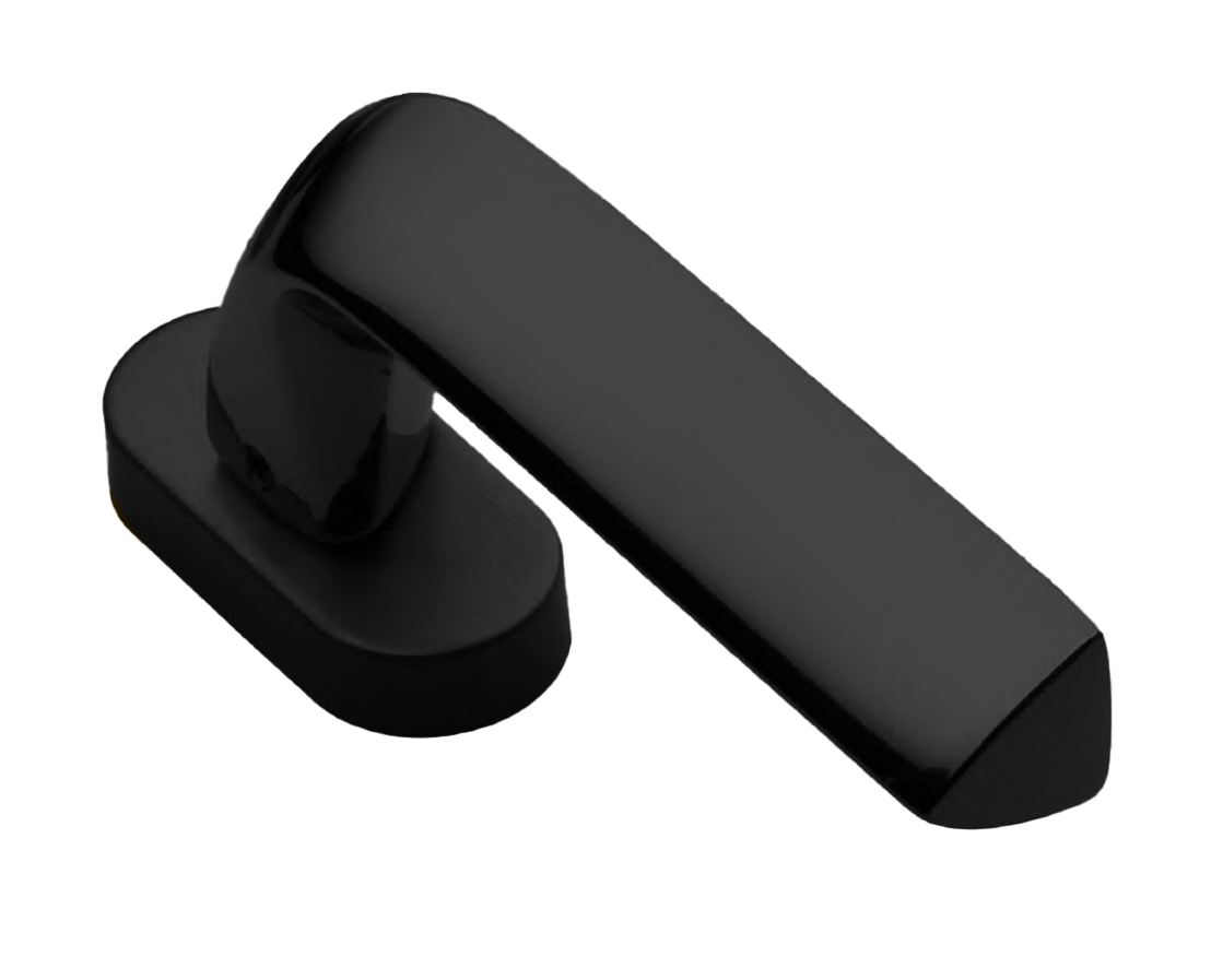 Ручка оконная MATRIX W1 NERO, цвет - черный фото 1 Ручка оконная MATRIX W1 NERO, цвет - черный фото купить Астрахань