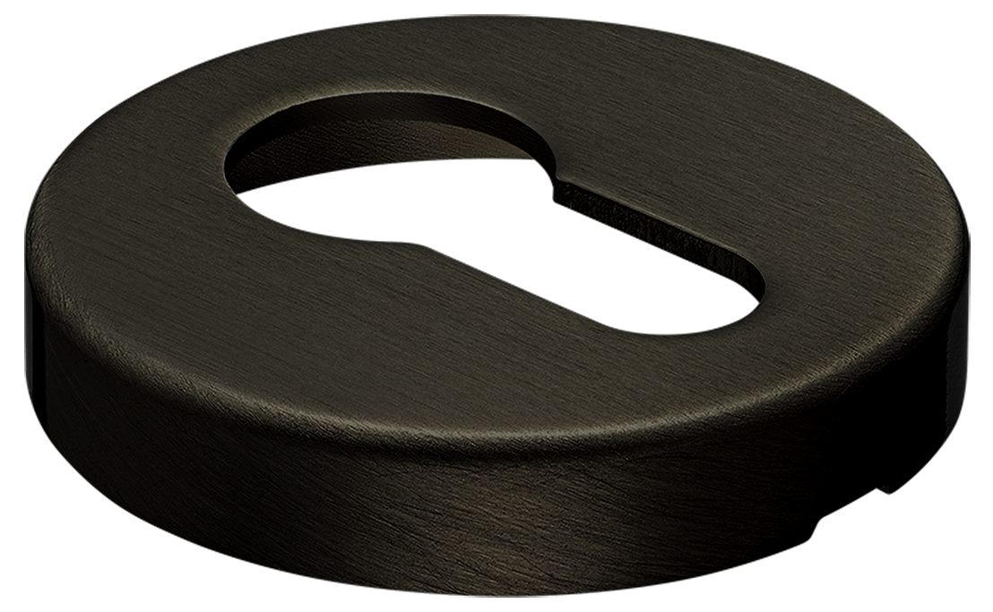 Накладка на ключевой цилиндр LUX-KH-R6 ANT на круглой розетке, цвет - антрацит фото 2 Накладка на ключевой цилиндр LUX-KH-R6 ANT на круглой розетке, цвет - антрацит фото купить в Астрахани