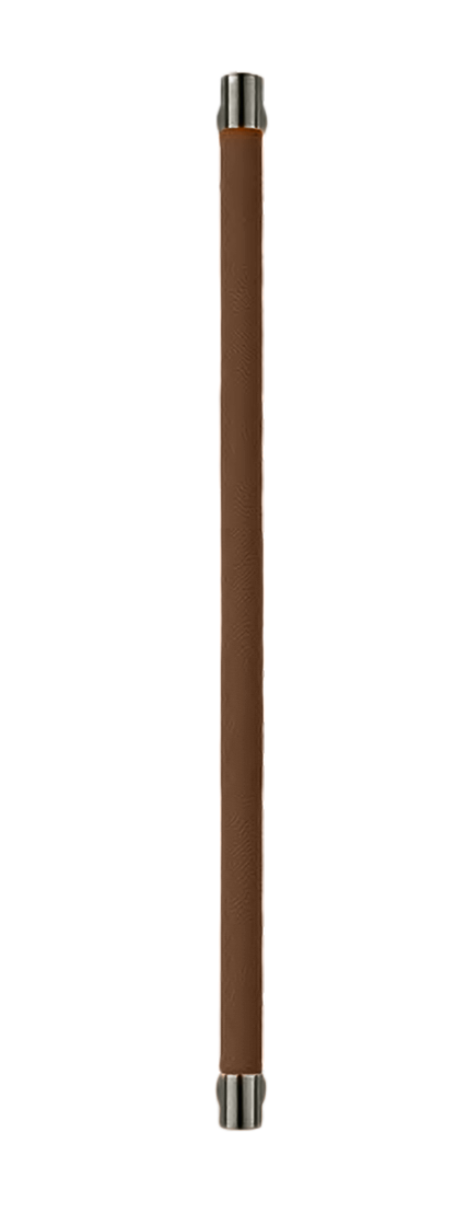 Ручка-скоба HIDE LEATHER PH/A ANT/TESTA DI MORO, цвет - антрацит/темно-коричневый фото купить Астрахань