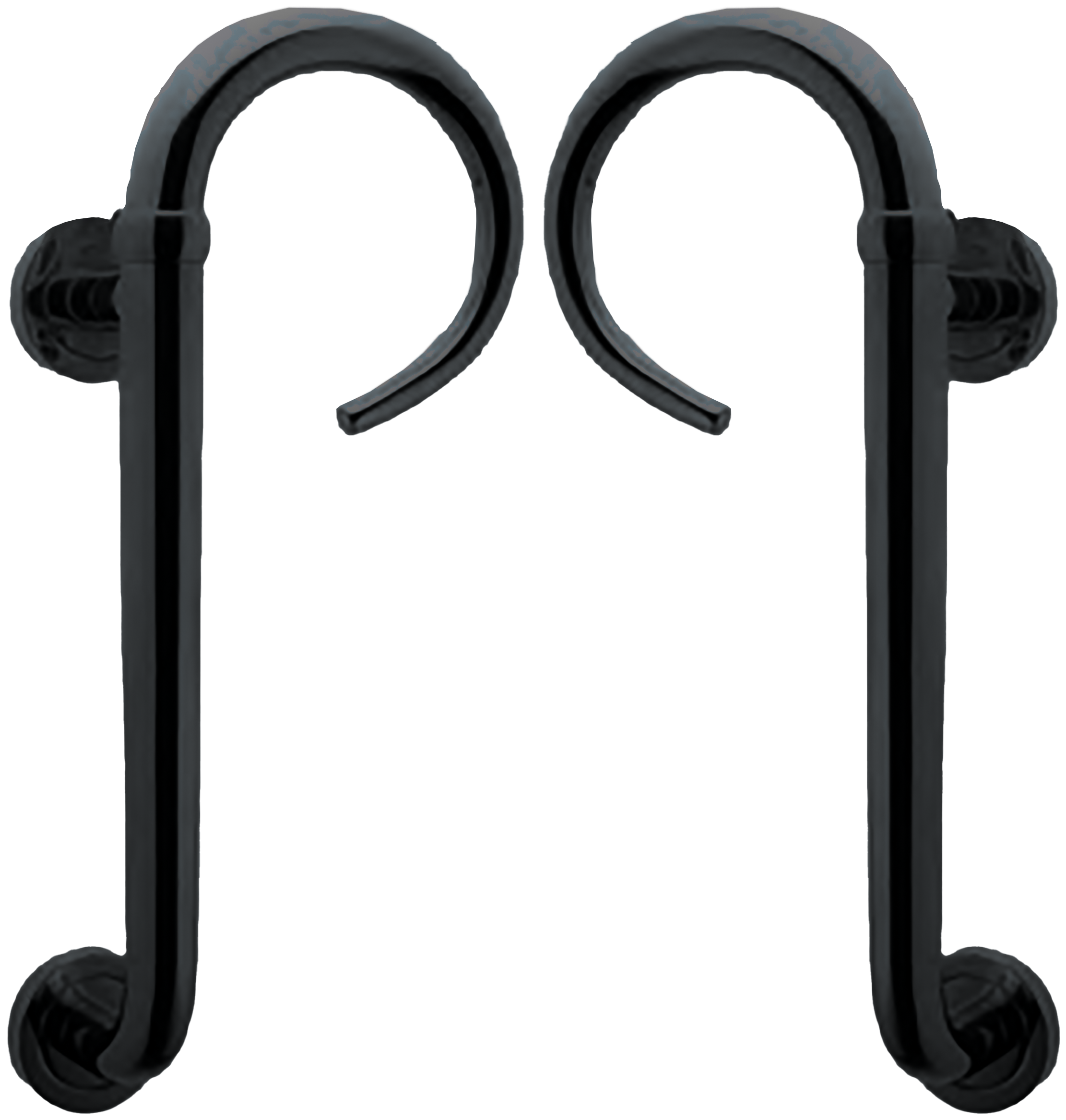 Ручка-скоба LANGOUST PH NERO, цвет - черный фото купить Астрахань