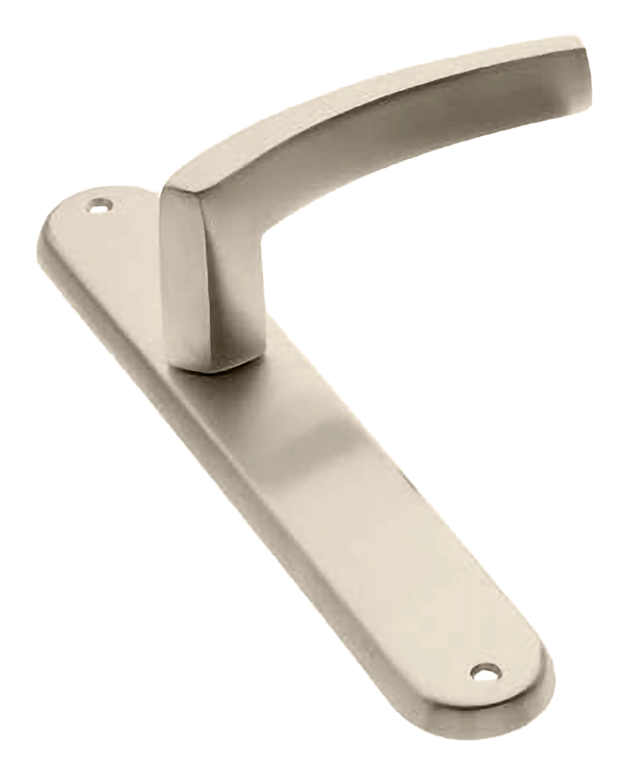 Ручка дверная на планке WIND PL NIS, цвет матовый никель, латунь фото купить в Астрахани