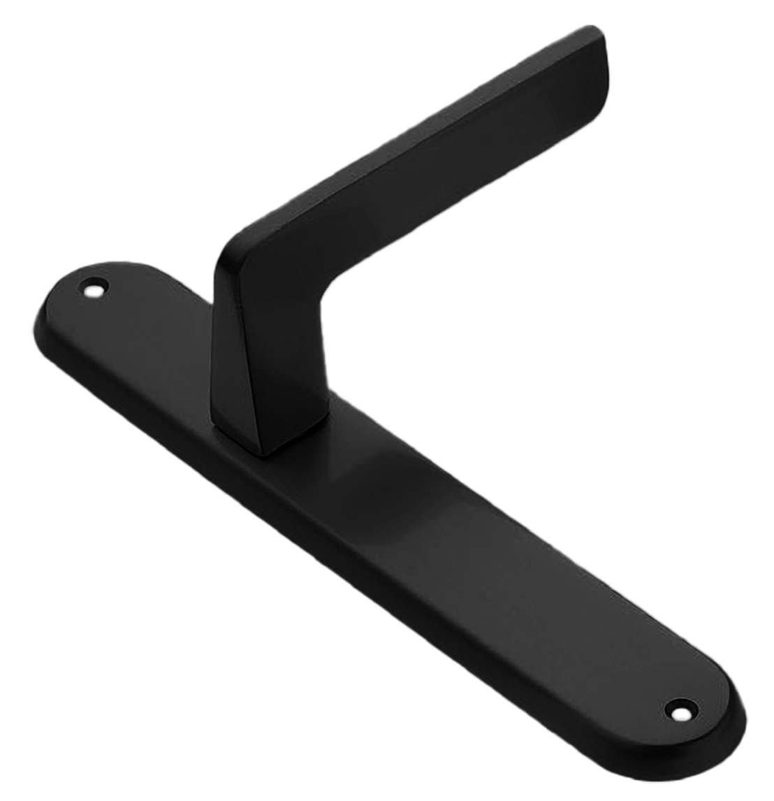 Ручка дверная на планке ROCK PL NERO, цвет черный, латунь фото купить в Астрахани