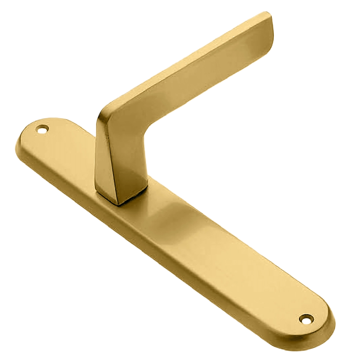 Ручка дверная на планке ROCK PL OSA, цвет матовое золото, латунь фото купить в Астрахани