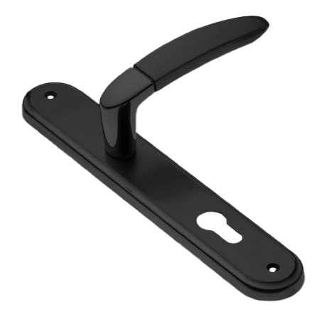 Ручка дверная на планке SAIL PL NERO, цвет черный, латунь фото купить в Астрахани