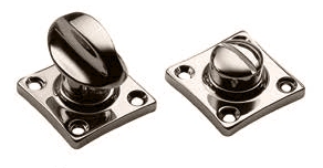 Завертка сантехническая LUX-WC-RIVA NIK на квадратной розетке цвет никель, ЦАМ фото купить в Астрахани