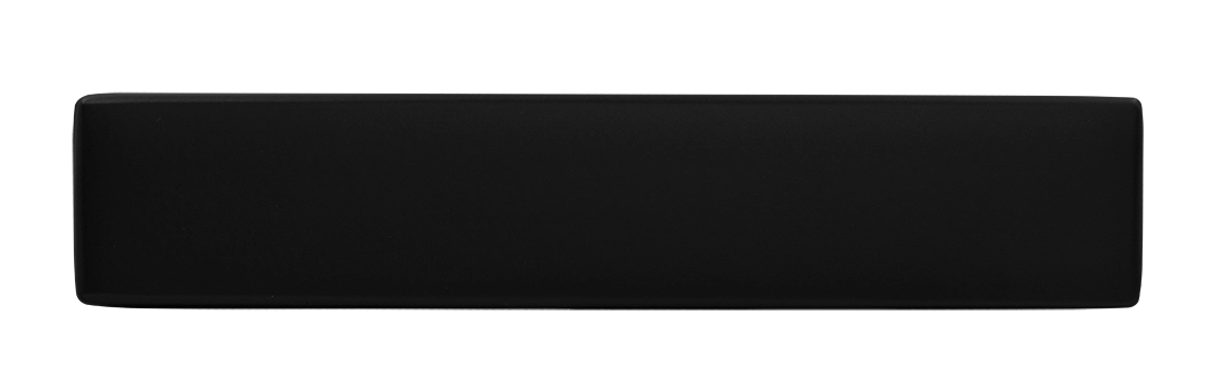 Ручка дверная SHUTTLE NERO-ST цвет черный soft-touch, ЦАМ фото купить в Астрахани