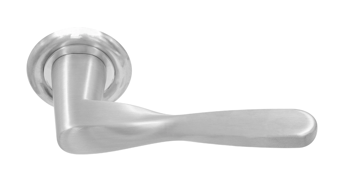 Ручка дверная THE OLYMPICS R7 WF на круглой розетке, цвет Зимняя стужа/Winter Frost фото купить Астрахань