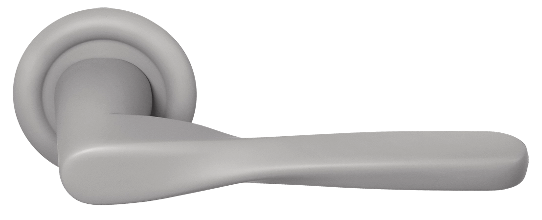 Ручка дверная THE OLYMPICS R7 SMI на круглой розетке, цвет Весенняя дымка/Spring Mist фото купить Астрахань