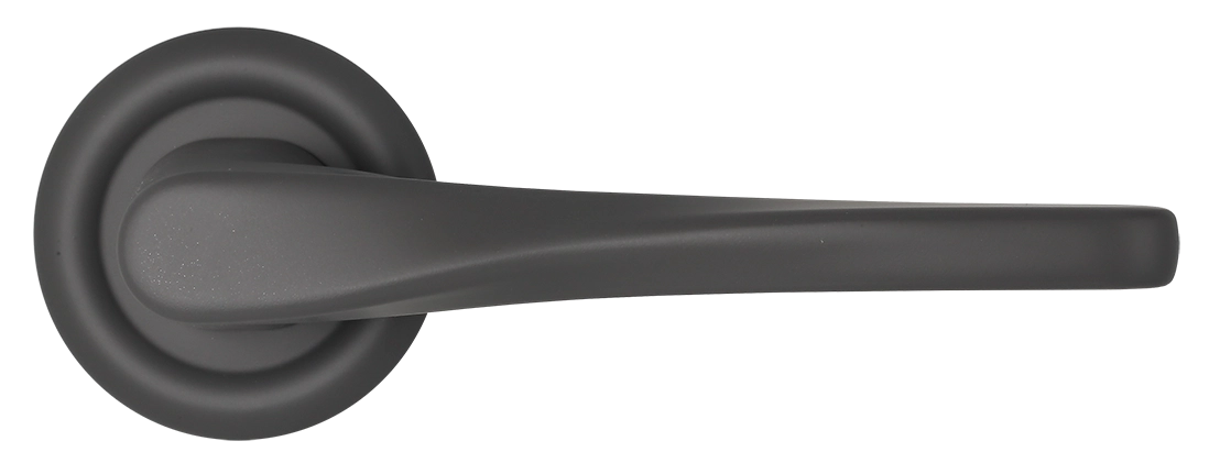 Ручка дверная THE OLYMPICS R7 SSW на круглой розетке, цвет Стокгольмский снегопад/Stockholm Snowfall фото купить в Астрахани