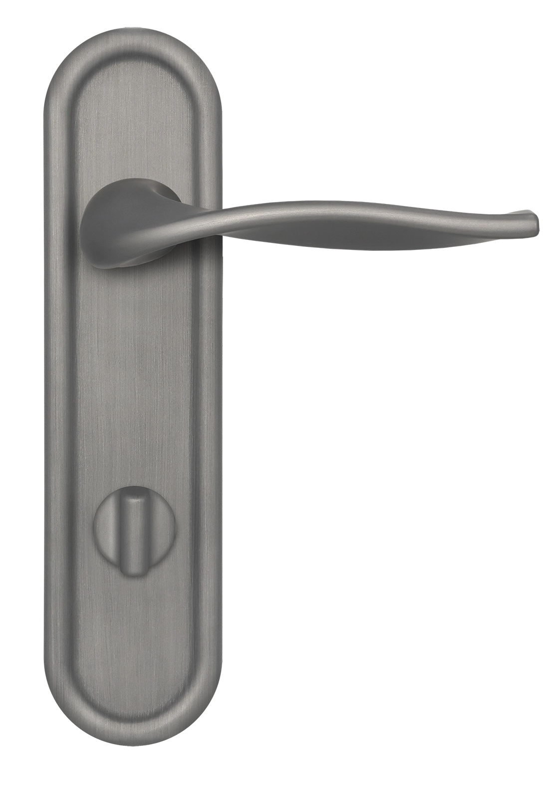 Ручка дверная SKYSCRAPER PLR WC WF на планке под сантехническую завертку, цвет Зимняя стужа/Winter Frost фото купить в Астрахани