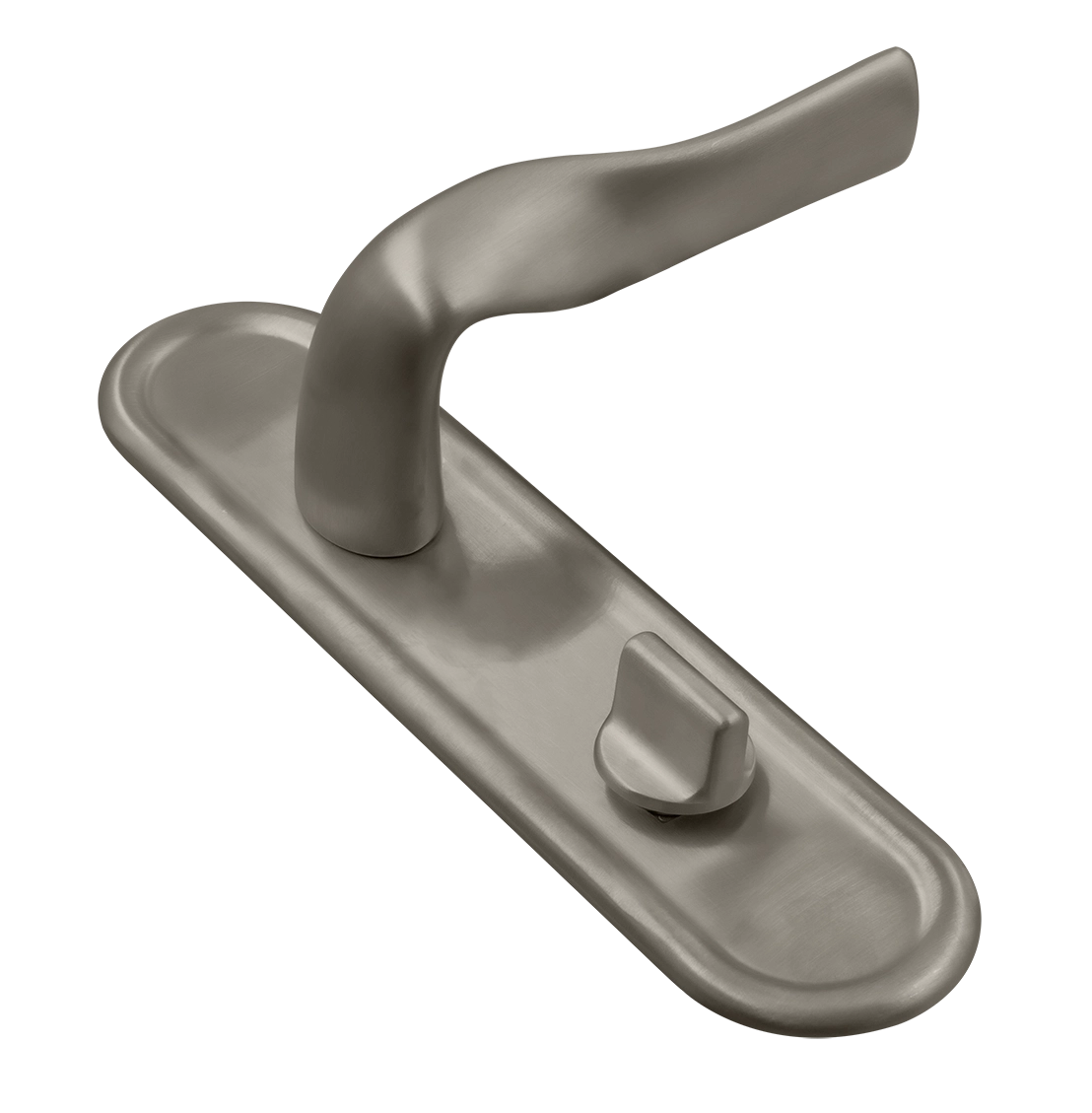 Ручка дверная LVB PLR WC SMI на планке под сантехническую завертку, цвет Весенняя дымка/Spring Mist фото купить Астрахань