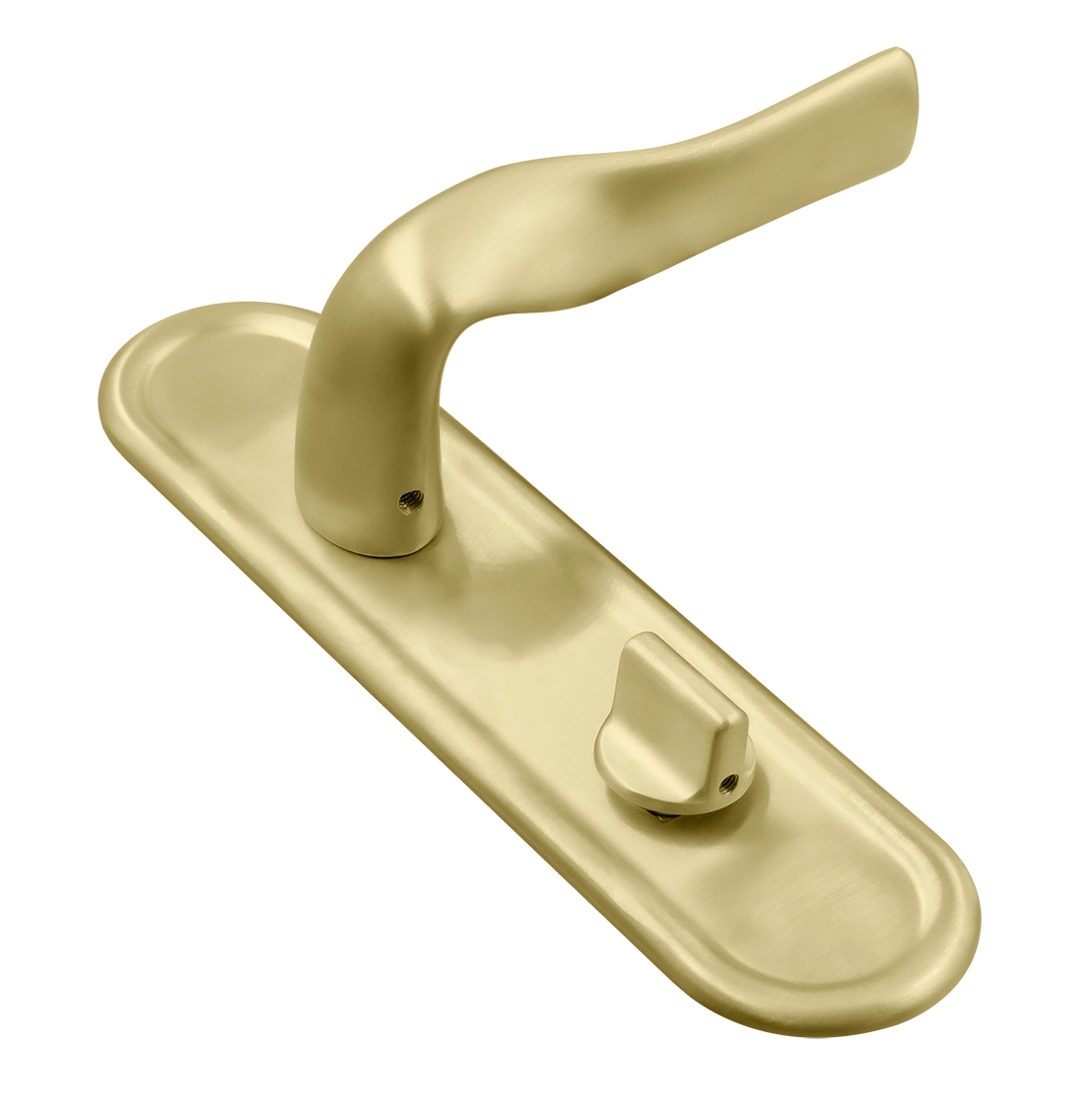 Ручка дверная LVB PLR WC AH на планке под сантехническую завертку, цвет Осенний мёд/Autumn Honey фото купить Астрахань