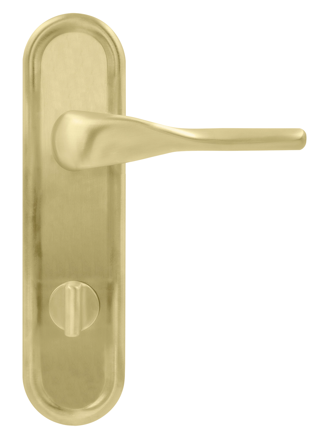 Ручка дверная LVB PLR WC AH на планке под сантехническую завертку, цвет Осенний мёд/Autumn Honey фото купить в Астрахани