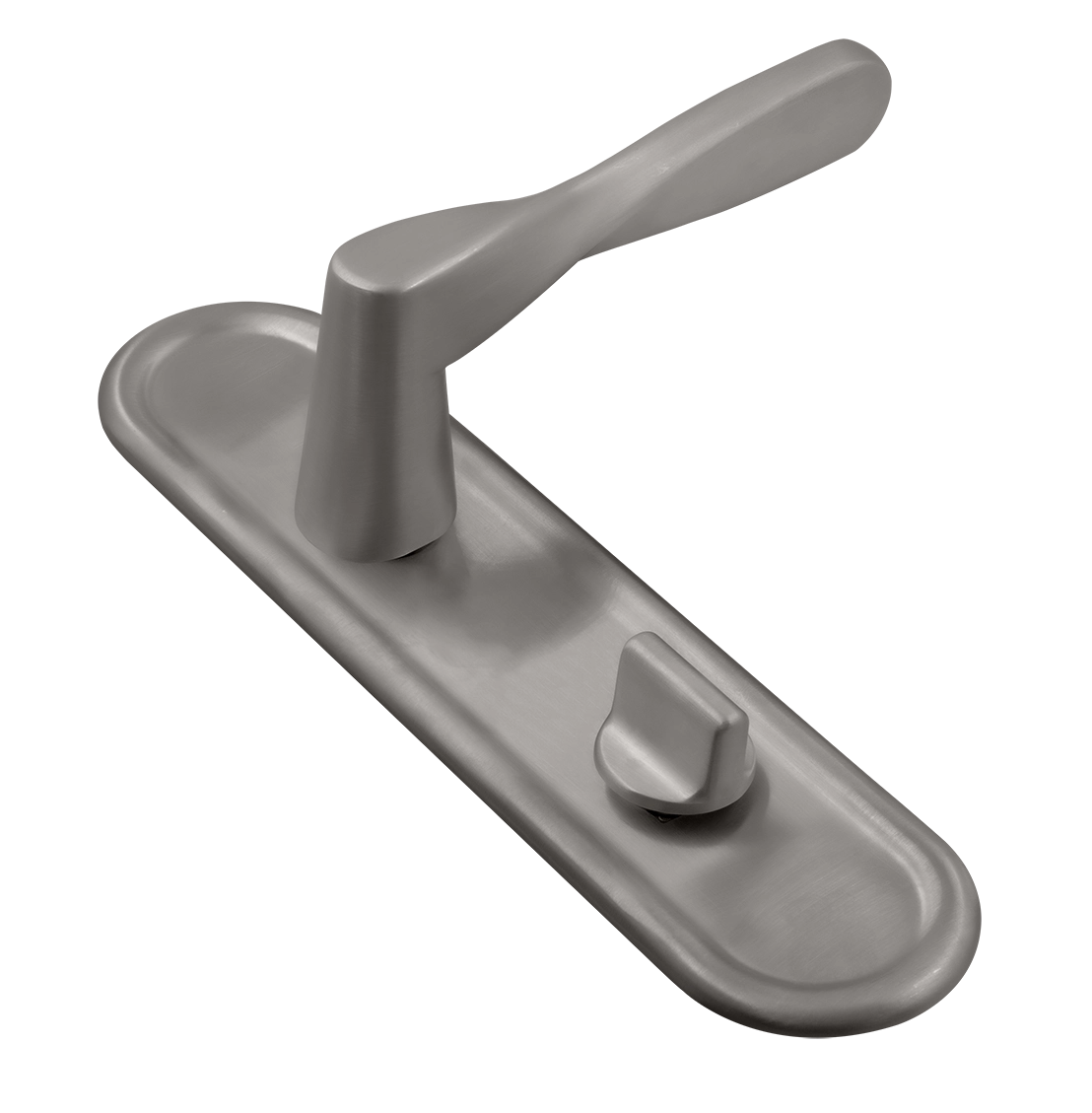 Ручка дверная THE OLYMPICS PLR WC WF на планке под сантехническую завертку, цвет Зимняя стужа/Winter Frost фото купить Астрахань