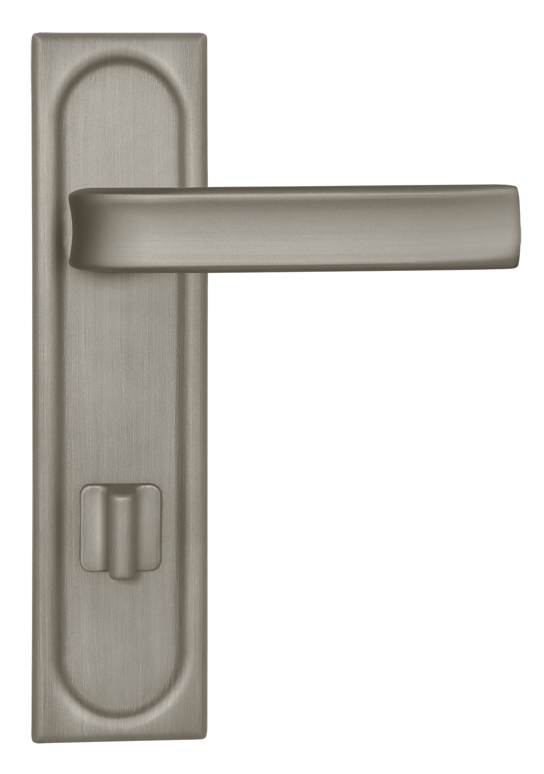 Ручка дверная THE BUS STATION PLS WC SMI на планке под сантехническую завертку, цвет Весенняя дымка/Spring Mist фото купить в Астрахани