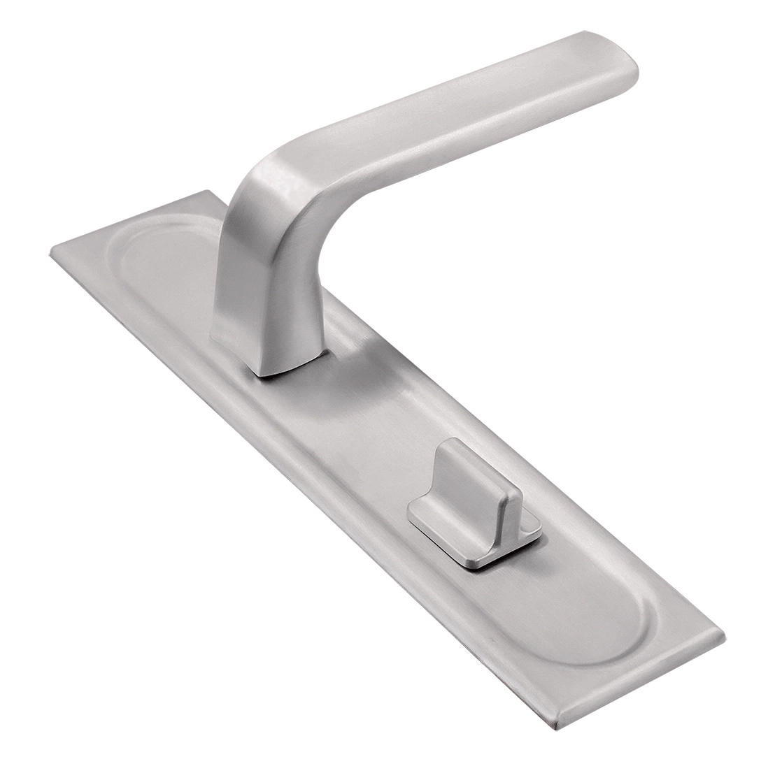 Ручка дверная THE BUS STATION PLS WC SSW на планке под сантехническую завертку, цвет Стокгольмский снегопад/Stockholm Snowfall фото купить Астрахань