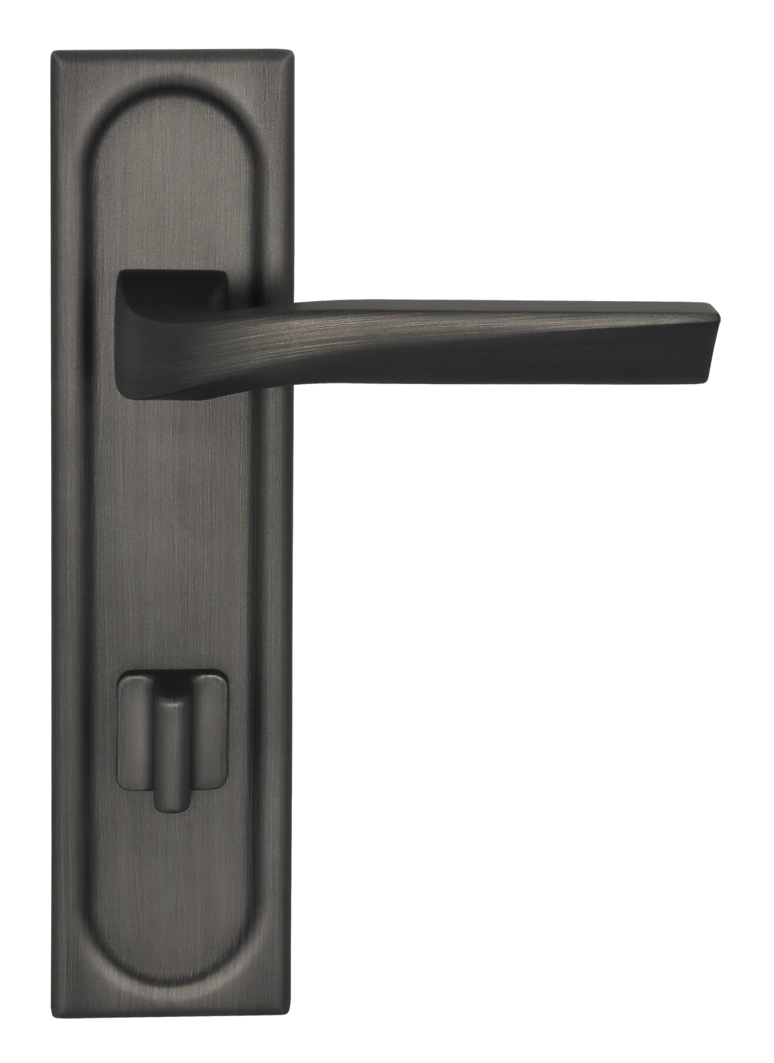 Ручка дверная WD CONCERT HALL PLS WC SST на планке под сантехническую завертку, цвет Летняя гроза/Summer Storm фото фурнитура Астрахань