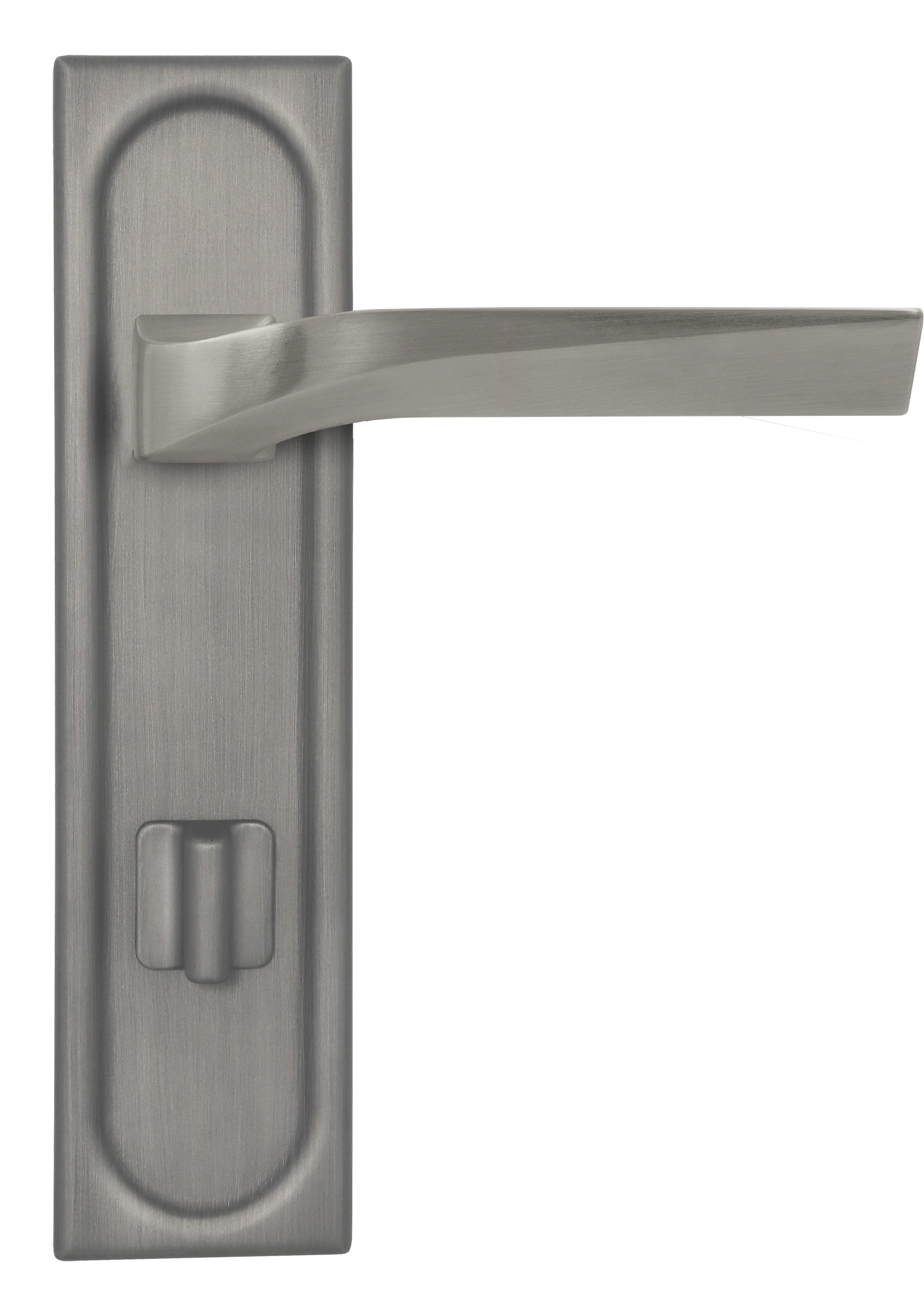 Ручка дверная WD CONCERT HALL PLS WC WF на планке под сантехническую завертку, цвет Зимняя стужа/Winter Frost фото купить в Астрахани