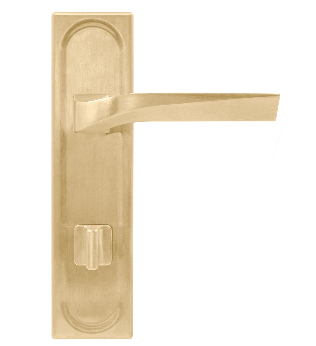 Ручка дверная WD CONCERT HALL PLS WC AH на планке под сантехническую завертку, цвет Осенний мёд/Autumn Honey фото купить в Астрахани