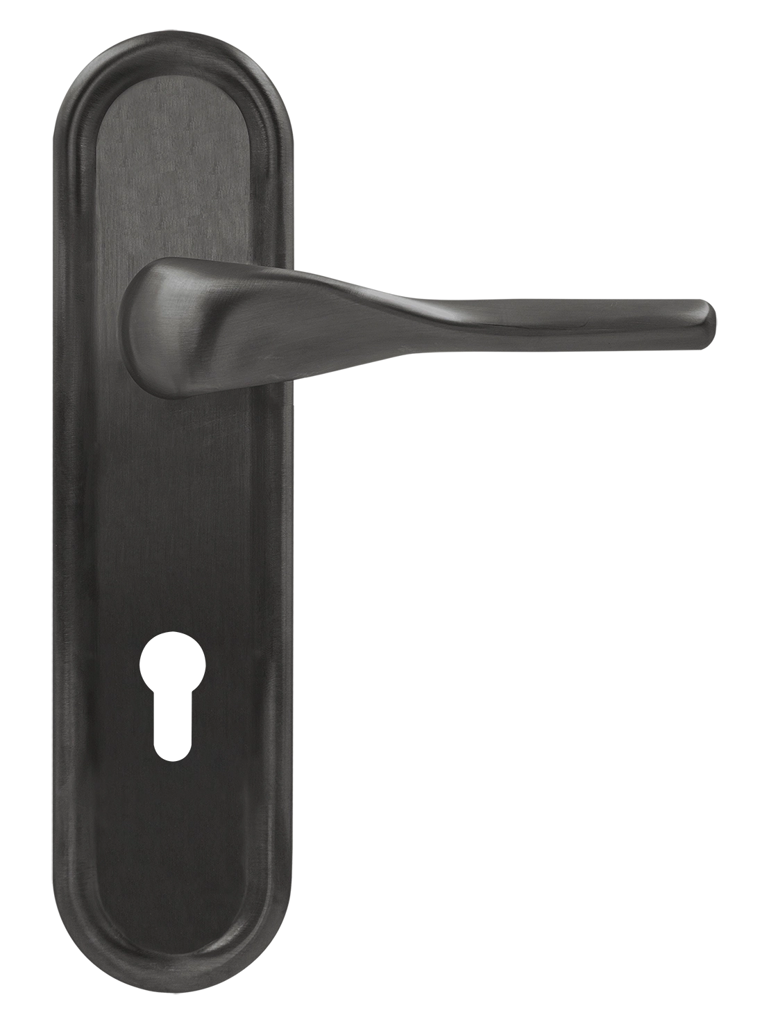 Ручка дверная LVB PLR KH SST на планке под ключевой цилиндр, цвет Летняя гроза/Summer Storm фото купить Астрахань