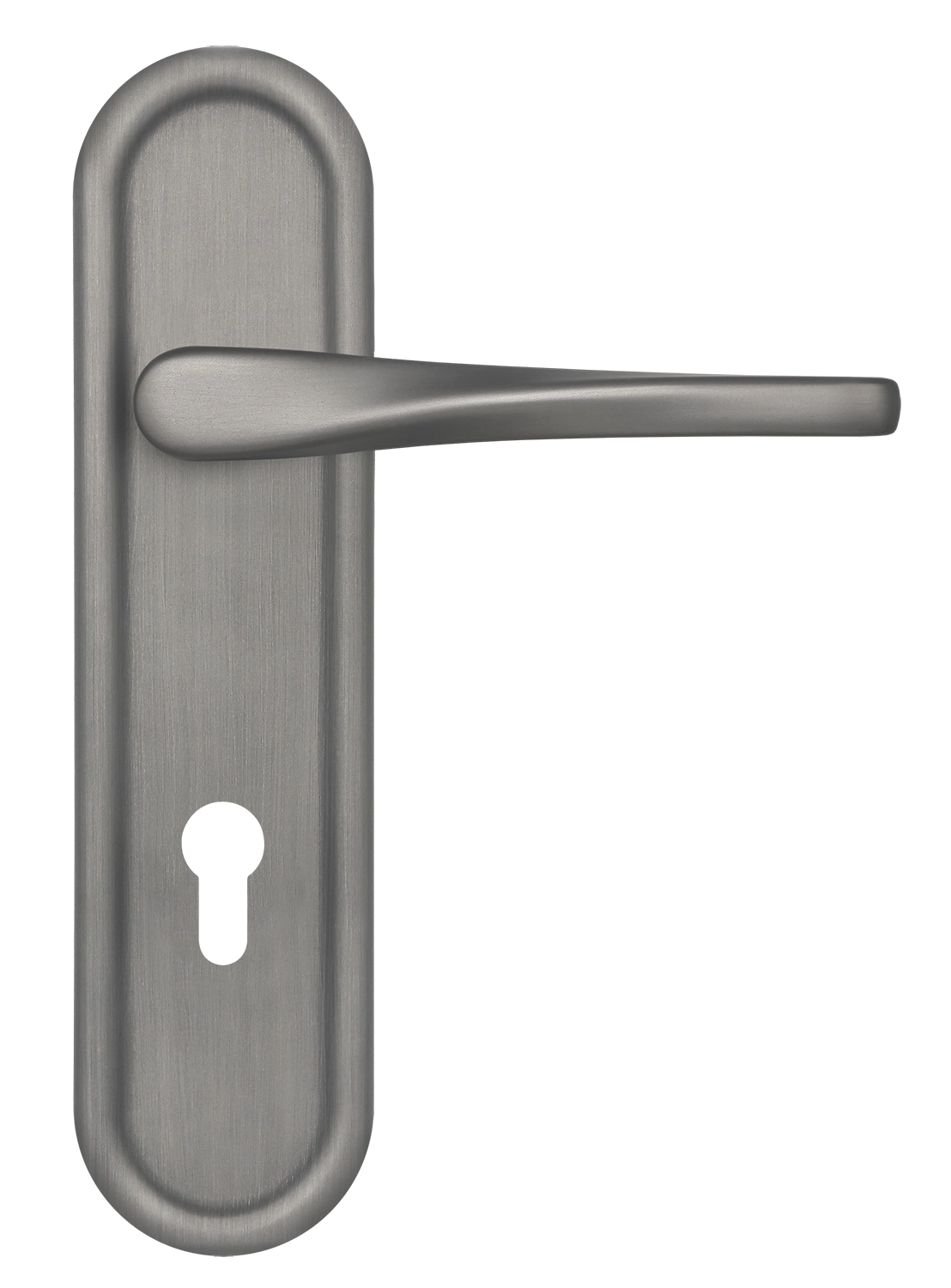 Ручка дверная THE OLYMPICS PLR KH WF на планке под ключевой цилиндр, цвет Зимняя стужа/Winter Frost фото купить Астрахань