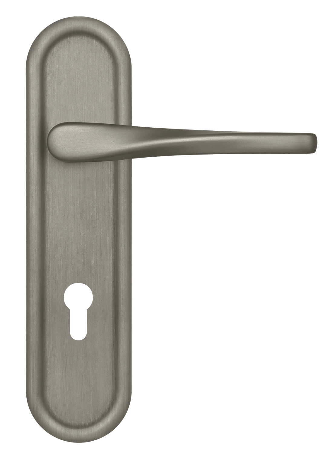 Ручка дверная THE OLYMPICS PLR KH SMI на планке под ключевой цилиндр, цвет Весенняя дымка/Spring Mist фото купить Астрахань