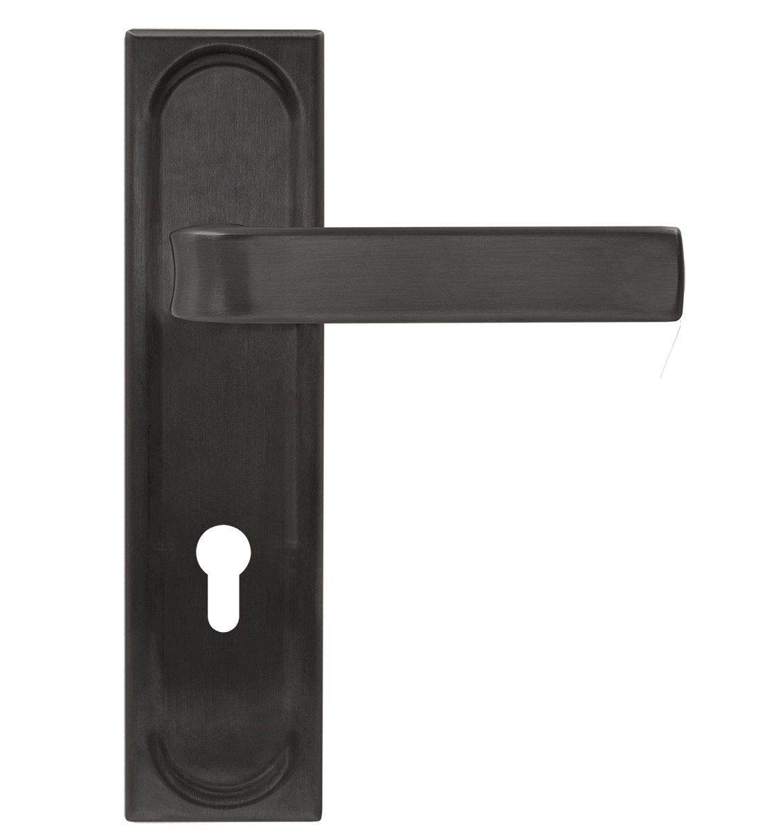 Ручка дверная THE BUS STATION PLS KH SST на планке под ключевой цилиндр, цвет Летняя гроза/Summer Storm фото купить Астрахань