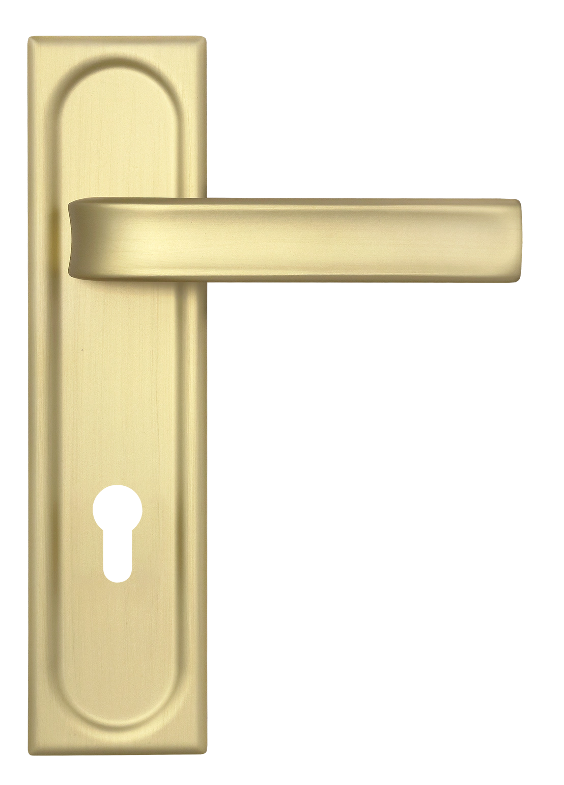 Ручка дверная THE BUS STATION PLS KH AH на планке под ключевой цилиндр, цвет Весенняя дымка/Spring Mist фото купить Астрахань