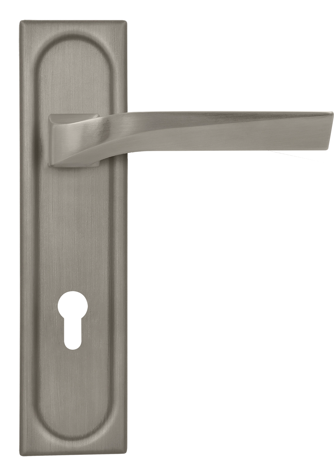 Ручка дверная WD CONCERT HALL PLS KH SMI на планке под ключевой цилиндр, цвет Весенняя дымка/Spring Mist фото купить Астрахань