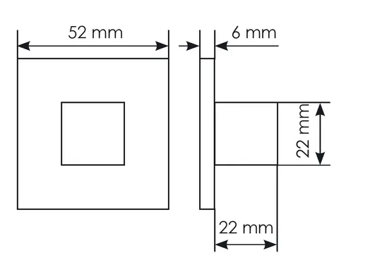 Комплект дверных ручек MH-54-S6 BL с заверткой MH-WC-S6 BL + замок M1895 BL, цвет черный фото дверная фурнитура Астрахань