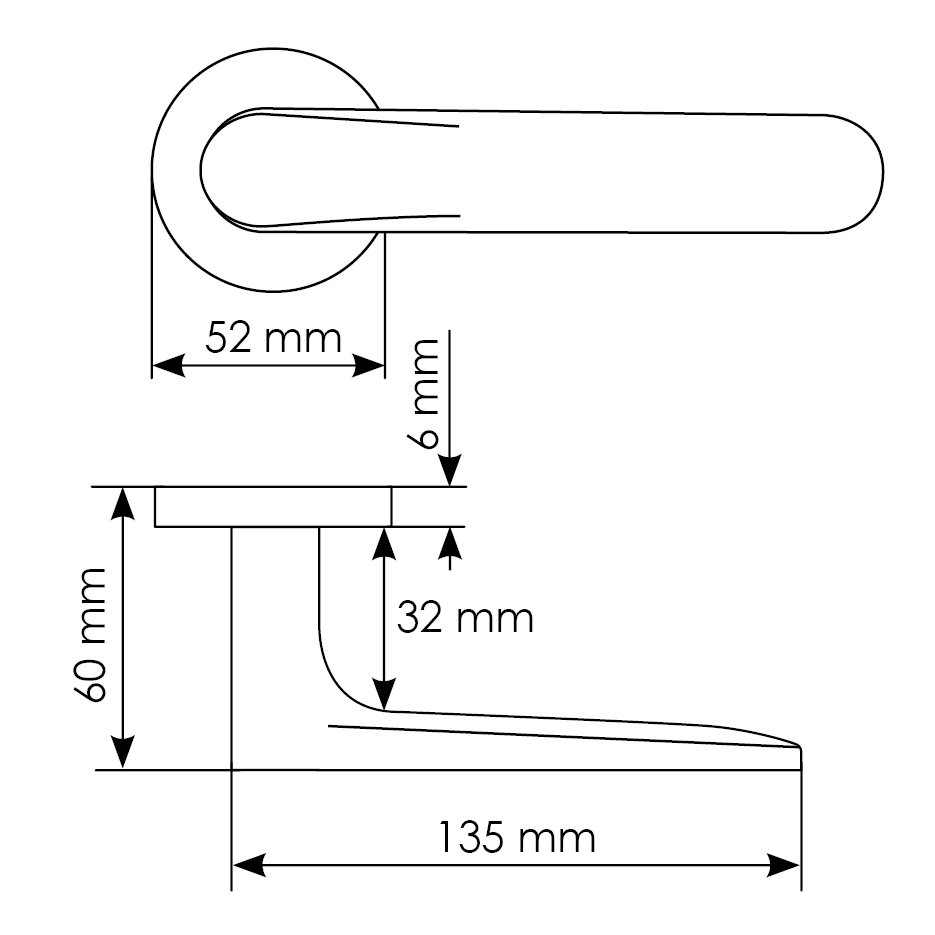 Комплект дверных ручек MH-59-R6 BL с заверткой MH-WC-R6 BL + магнитный замок M1895 BL, цвет черный фотомореллиАстрахань