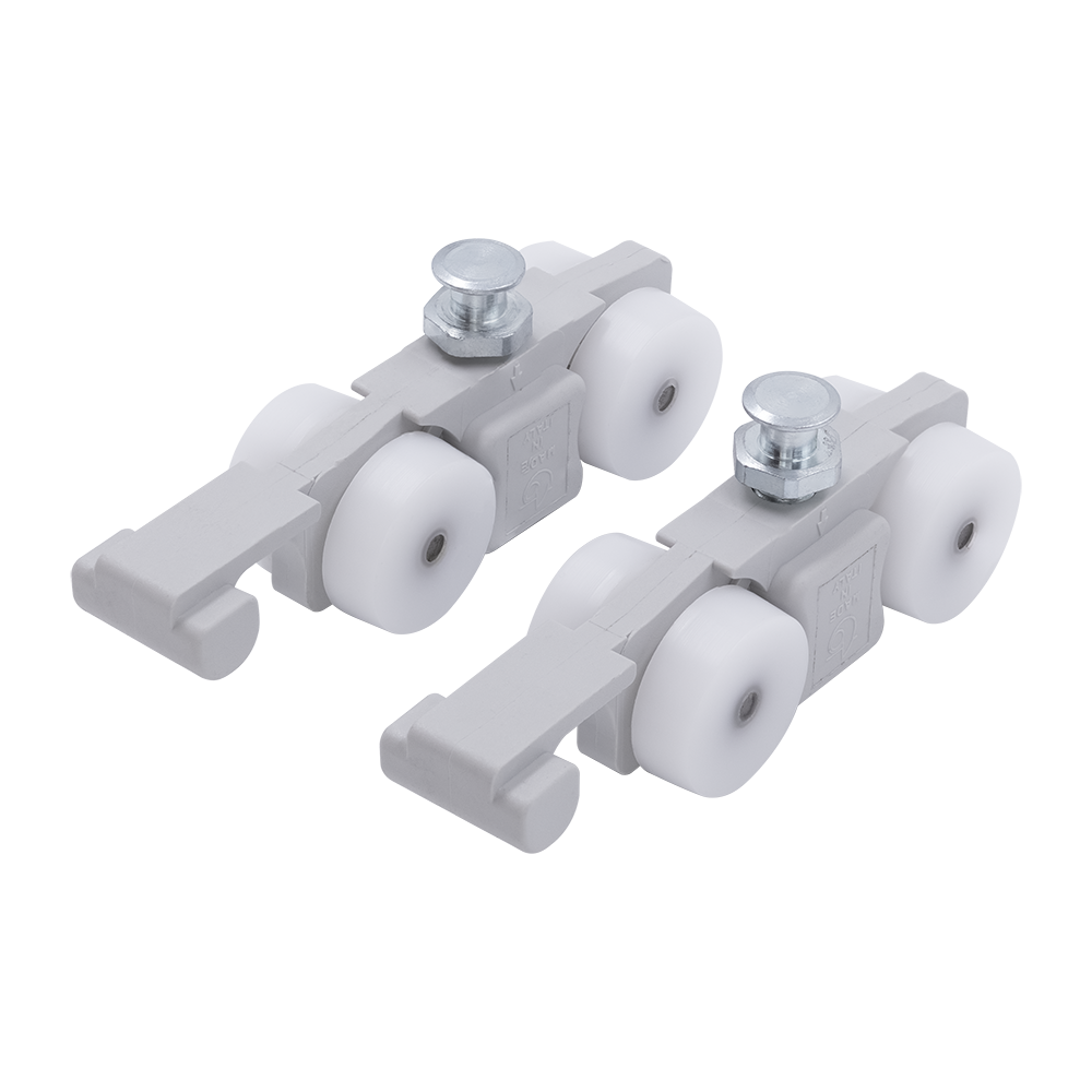 Комплект ролик-стопор SLIDING SET 1-SO 40kg NEW для синхр. открывания, дверь до 40кг фото фурнитура Астрахань