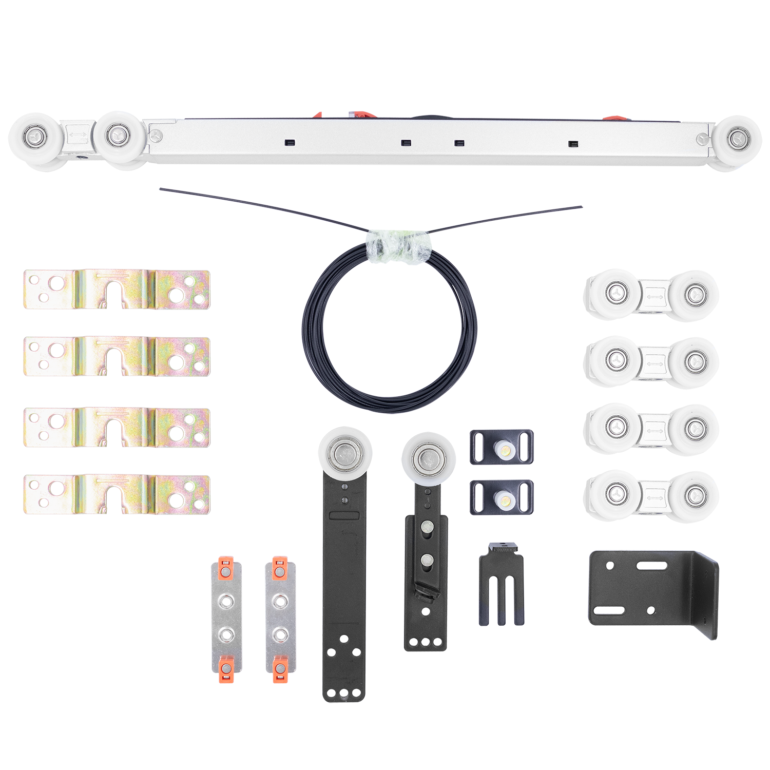SET-TS 3+1, комплект системы TS для раздвижных дверей на 4 полотна (3 подвижных и 1 стационарное) фото купить Астрахань