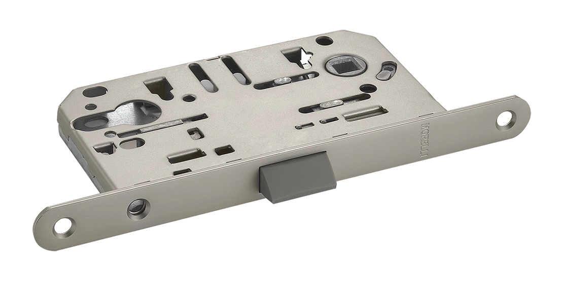 Защелка межкомнатная 1885P MSN под цилиндр бесшумная, цвет мат. сатинированный никель фото 1 Защелка межкомнатная 1885P MSN под цилиндр бесшумная, цвет мат. сатинированный никель фото купить Астрахань