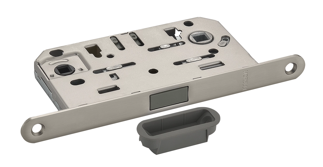 Защелка межкомнатная M1895 MSN магнитная, сантехническая, цвет матовый сатинированный никель фото 1 Защелка межкомнатная M1895 MSN магнитная, сантехническая, цвет матовый сатинированный никель фото купить Астрахань