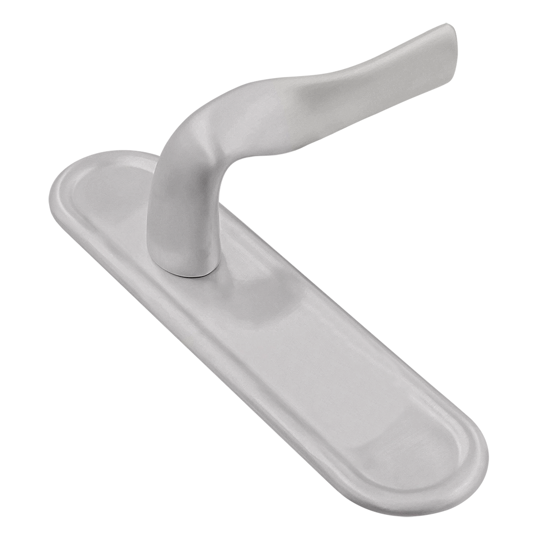 Ручка дверная LVB PLR SSW на планке, цвет Стокгольмский снегопад/Stockholm Snowfall фото купить Астрахань