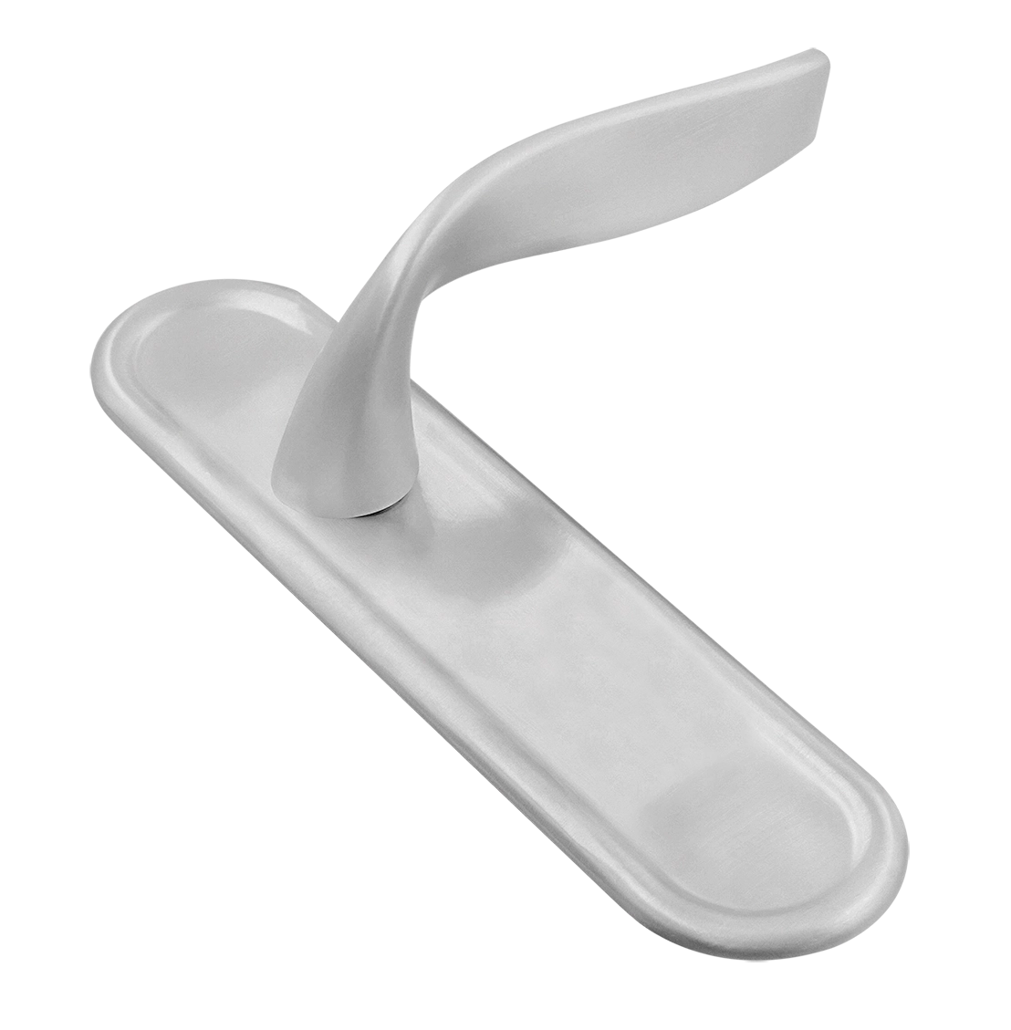 Ручка дверная SKYSCRAPER PLR SSW на планке, цвет Стокгольмский снегопад/Stockholm Snowfall фото купить Астрахань