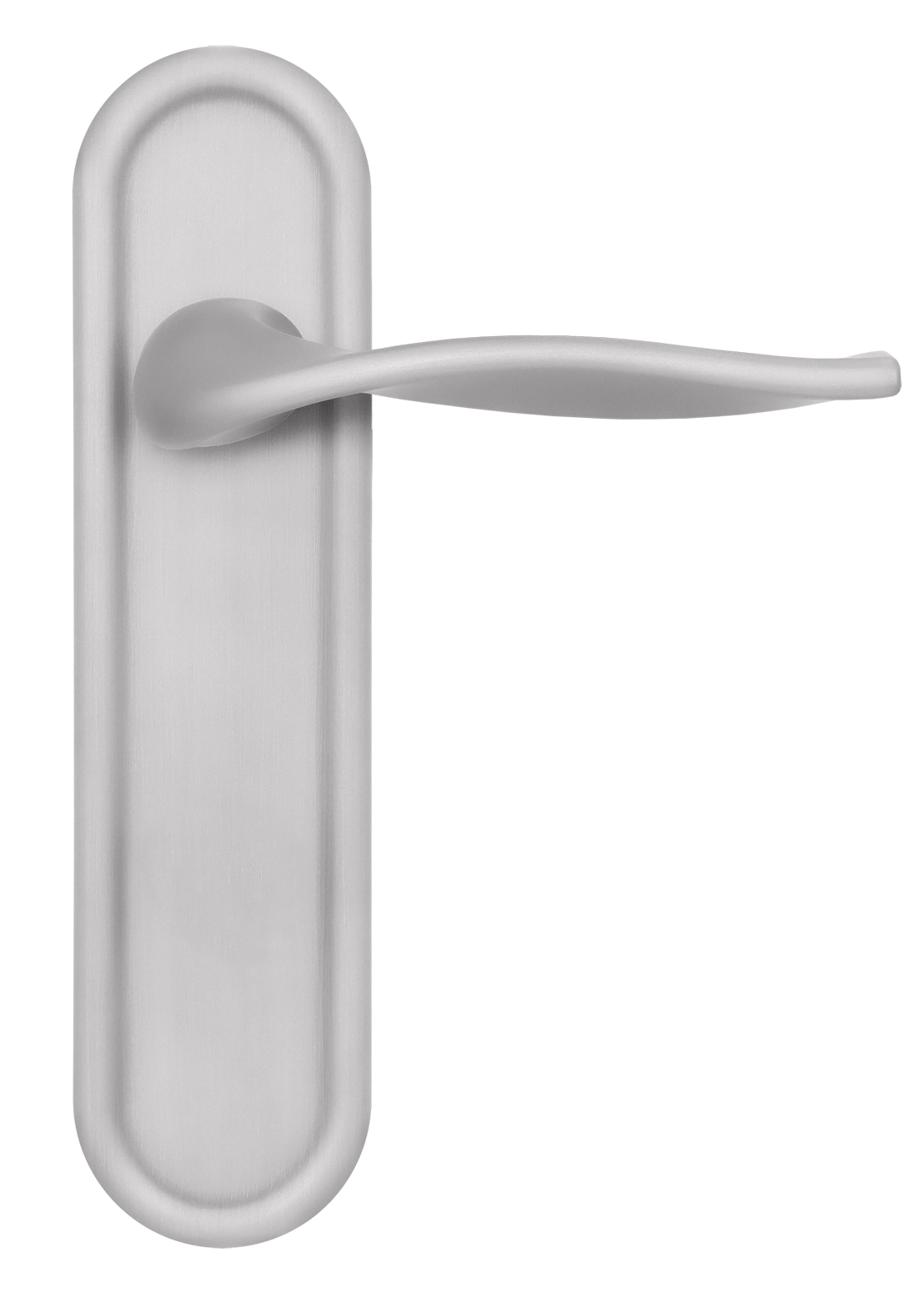 Ручка дверная SKYSCRAPER PLR SSW на планке, цвет Стокгольмский снегопад/Stockholm Snowfall фото купить в Астрахани