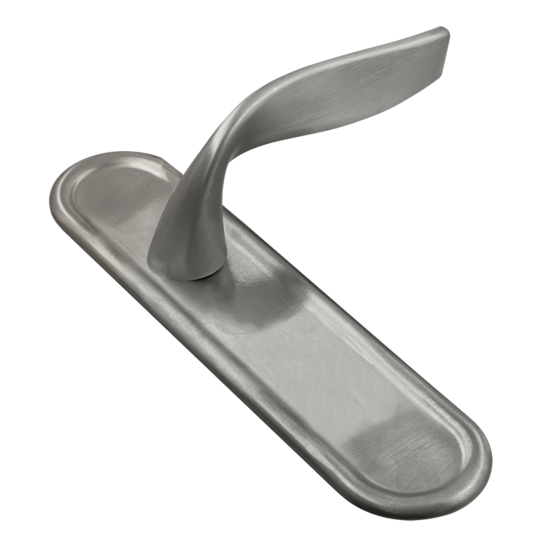 Ручка дверная SKYSCRAPER PLR WF на планке, цвет Зимняя стужа/Winter Frost фото купить Астрахань