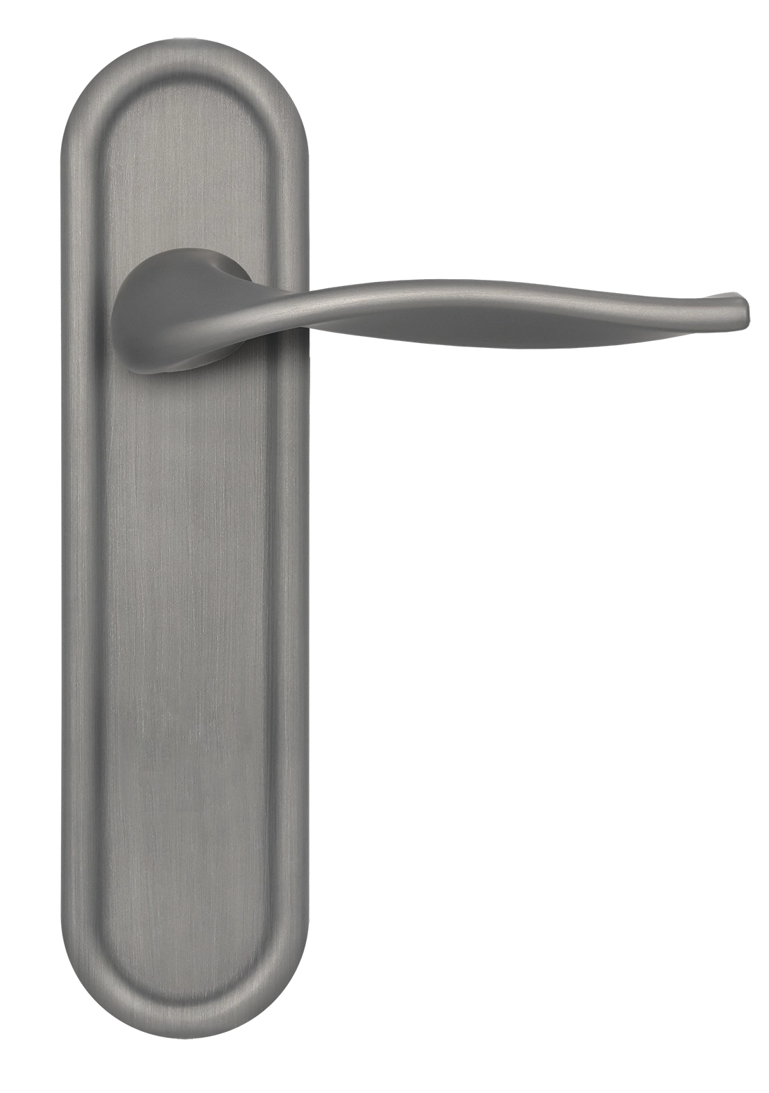 Ручка дверная SKYSCRAPER PLR WF на планке, цвет Зимняя стужа/Winter Frost фото купить в Астрахани